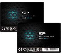 CHENG-Silicon Power 2-Pack 256GB SSD 3D NAND A55 SLC Cache Performance Boost SATA III 2.5" 7mm (0.28") Internal Solid State Drive