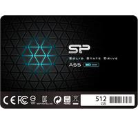 CHENG-Silicon Power SSD 512Go 3D NAND A55 SLC Cache Performance Boost 2.5 pouces SATA III 7mm (0.28") Interne SSD