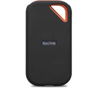 CHENG-Silicone Étui de Transport de Disque Dur pour SanDisk Extreme Pro Portable SSD 500GB 1TB 2TB 4TB 8TB Disque Dur Externe à État Solide, Housse de Protection en Silicone SanDisk Extreme SSD, Noir