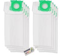 CHENG-Staubsaugerladen.de 6629 ER Lot de 8 sacs d'aspirateur compatibles avec la série Sebo K, en micro non-tissé de qualité supérieure, puissance d'aspiration continue, compatibles avec Airbelt K1,