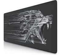 CHENG-- Tapis de Souris Gaming Epsilon 900x400mm - sous-Main Bureau Gamer Extra Large XXL en Tissu, Base antidérapante - Précision, Vitesse et Confort - pour Tous Types de Souris et Claviers