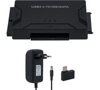 CHENG-USB 3.0 vers IDE/SATA Converter Adaptateur de Disque Dur Kit Externe pour Disc Dur SATA/SSD 2,5""/ 3,5"" Compatible avec PC - Prise UE