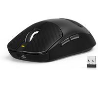 CHENG-X Attack Shark X8SE 55g Souris Gaming sans Fil Ultra-légère avec Bande adhésive-25000 DPI,capteur PAW3311,trimode BT/2,4G/USB-C,80 Millions de clics,500mAh,Pilote Web,pour Win/Mac-Noir