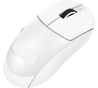CHENG-X8SE Mouse with Grip Tape for Large Hand, 55g Superlight, PixArt PAW3311 Gaming Sensor, BT/2.4G Wireless/Wired, Adjustable DPI up to 25000, 500mAh Battery (White)