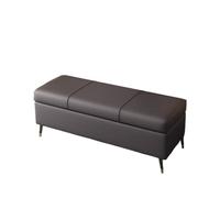 CHENGAIJIAN Banc de lit Tabouret à Chaussures for Usage Domestique, Rangement de Porte, Chaussures d'entrée, canapé de Chevet, Long Peut être(Dark Gray,100cm)