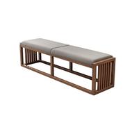 CHENGAIJIAN Banc de lit Tabouret d'extrémité de lit en Bois Massif, Nouveau Style Chinois, Banc à Chaussures, canapé Avant de Chambre à Coucher, Long(Dark Brown,180cm)