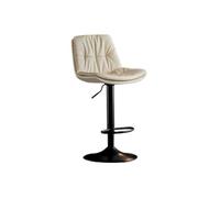 CHENGAIJIAN Tabourets de Bar Tabouret de Bar releveur pivotant, Chaise de Salle à Manger multifonctionnelle à Dossier Haut, Tabouret de Bar, Chaise de Salle à Manger.(White)