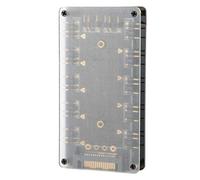 CHENGGONG Hub de Ventilateur RVB 10 en 1 de Haute qualité, concentrateur de Ventilateur, Simple 3,6 X 1,9 X 0,4 po Ordinateur de Bureau Pratique de Haute précision pour la Maison de la Carte mère