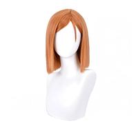 chenghuax Convient à la Perruque de malédiction Cos Wig Cosplay Perruque Courte Cheveux Bruns (Color : As Show, Size : One Size)