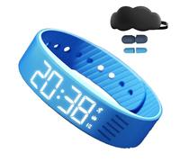 chenghuayu Onyx Vibration Alarm - 2026 New Silent Vibrating Wrist Watch, Wearable Alarm Clock, Sleep Wake Up Device, Rechargeable for Quiet Mornings, Couples, Students and Heavy Sleepers