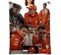CHENGHUO Charles 16 couverture polaire F1 course moelleuse, couverture de canapé, cadeaux personnalisés (A, 200 x 200)