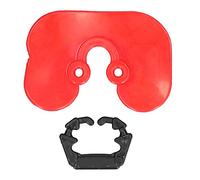 Chenglanhsjg 100 Ensemble de Lunettes de Poulet avec Bouchons Anti-picage Poulet Peeper Blinders équipement de Ferme avicole (Lunettes à Verres Souples Moyennes)