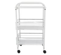 Chenglanhsjg Chariot d'utilité mobile en fer durable de rangement en fer durable pour chambre à coucher