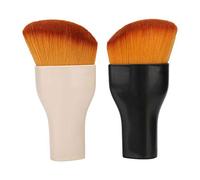 Chenglanhsjg Pinceau à Poudre Professionnel, Pinceau de Maquillage Kabuki Doux pour Fond de Teint, Fard à Joues, Bronzant, surligneur, Grand Pinceau pour Le Visage avec Manche