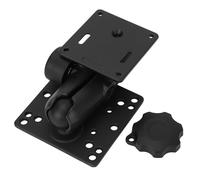 Chenglanhsjg Support à Double Boule de 1.5 Pouces avec Deux plaques d'ampli, Bras à Double Douille avec Boule de Taille C de 1.5 Pouces 38mm pour Tablette de Recherche de Poisson