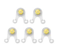 Chenglanhsjg Voyant d'avertissement LED, lampe de sécurité clignotante haute luminosité pour le camping, l'extérieur, la randonnée, le vélo, corde lumineuse en silicone (Jaune)