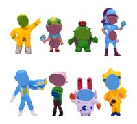 CHENGLI 8PCS Figurines De Collection Mini Figurines à Collectionner Team Personnages du CéLèBre Jeu VidéO Fournitures De FêTe Cadeau pour Les Joueurs