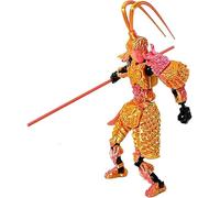 CHENGLI Figurine d'action T13, Figurine Imprimée en 3D Set, Roi des Singes Action Figurine avec Armes, Figurines d'action Multi-articulations, Décorations de Bureau