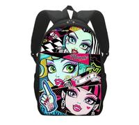 CHENGLI Sacs à Dos,Monster Cartable,Monster Sacs d'école,Sacs à Bandes Dessinées,High Imprimé Sac à Dos,Sacs à Dos Enfants pour Garçons et Filles