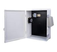 CHENGPI Boitier Electrique,Boîtier de Distribution Extérieur étanche en Plastique ABS IP65,Boîte de Jonction électrique équipée avec Ventilateur - DIY Boîte de Projet de Câblage 46x32x16CM