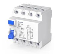 CHENGPI Disjoncteur Différentiel, Interrupteur Différentiel Type B, 63A, 30mA, 4P