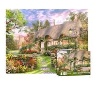 CHengQiSM Puzzles de 100 pièces pour Enfants Paysage de Campagne Puzzle de 100 pièces pour Adultes Cottage Rural Peinture à l'huile Puzzles de 100 pièces pour Adultes Puzzles de 10
