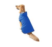 chengshao Gardez Votre Chiot au Sec et élégant : imperméable Jaune Double Couche avec Port bidirectionnel !(Blue,5XL)
