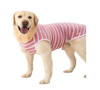 chengshao Gilet d'été sans Manches for Chiens Moyens et Grands, Pyjamas for Animaux de Compagnie vêtements Maison, Qui Peuvent être appliqués à Divers(Pink,4XL)