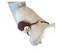 chengshao Manteaux d'hiver Chauds en Coton for Chiots, sans Sac, for Chiens de Petite et Moyenne Taille. Gilets Vestes Unies for bouledogues français(White Only Vest,XL)