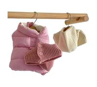 chengshao Manteaux d'hiver Chauds en Coton for Chiots, sans Sac, for Chiens de Petite et Moyenne Taille. Gilets Vestes Unies for bouledogues français(Pink Only Vest,XL)