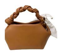 chengshao Mini sacs en cuir for femmes, sac à main et de styliste, petit fourre-tout classique Bou pour(Brown)
