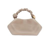 chengshao Mini sacs en cuir for femmes, sac à main et de styliste, petit fourre-tout classique Bou pour(White)