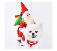chengshao Vêtements d'halloween for Chiens, Costume Amusant for Animaux de Compagnie, Petite Veste, Tenue créative for Chats en Peluche(White Beard Old Man,S)