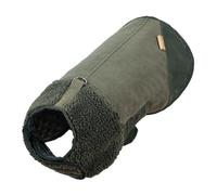 chengshao Vêtements d'hiver for Chien : Manteau Chaud en Sherpa et Daim for Chiens de Petite Moyenne Taille, Veste Polaire Classique Coupe-Vent, Tenue idéale for Les tâches ménagères(Army Green,XL)