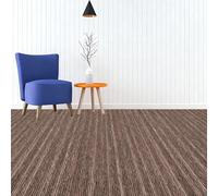 CHENGTT Feutre Aiguilleté 100 x 500 cm Isolation Contre Le Froid et Insonorisant Tapis en Feutre Aiguilleté Facile d'entretien, Couleur Unie pour Salon Chambre Filles Enfants, Marron