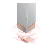 chengxiaorui Sèche-Mains de Salle de Bain à Induction entièrement Automatique,sèche-Mains Mural sans Contact,Sortie d'air indépendante à Deux Voies, adapté pour Cuisine, Salle de Bain(Silver)