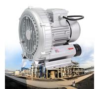 chengxiaorui Ventilateur Régénératif Ventilateur Vortex Pompe Souffleur Industriel Haute Pression Pompe Gaz Monophasée Aération des Eaux Usées, Aquarium, Bassin Poissons(180W/0.24HP)