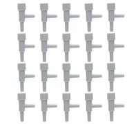 ChengyuWei 20PCS Tube de Conduite d'air d'Aquarium Réservoir de Poissons Pompe à Air à Oxygène Valve de Contrôle de Volume, Tuyau de Réservoir de Poissons d'Aquarium en Plastique