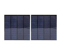 ChengyuWei 2Pcs Solar Battery Module, Portable Solar Panel, 12V 150mA Polysilicon Solar Module with 1Meter Cable, Hand Operated Supplies for Solar Lawn Lights, Landscape Lights,