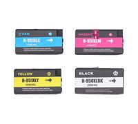 ChengyuWei 4PCS Ink Set for Officejet Pro 251dw, Large Capacity Printer Ink Replacement, Yield BK C M Y Combo Pack for Officejet Pro 276dw 8100 8600 8610