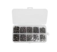 ChengyuWei 500 pièces de pivots de pêche à roulement en Acier Inoxydable, connecteurs de Ligne de pêche pour Eau salée avec Double Pivot, résistants à la Corrosion pour Une pêche sans