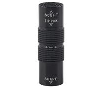 ChengyuWei Accessoire de Pointe de Queue de Billard en Aluminium 4 en 1, kit de réparation Multifonction Comprenant Un Outil de façonnage et de meulage des Pointes, Un perceur et Un (5/16-18 Dents)