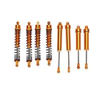 ChengyuWei Amortisseurs de Voiture RC, Amortisseur Avant arrière RC, Ensemble d'amortisseurs assemblés pour TRAXXAS UDR 1/7, matériau en Alliage d'aluminium, étanchéité Stable pièce (Or)