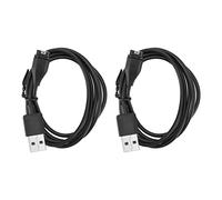 ChengyuWei Câble de chargeur de montre 2 pièces, accessoire de câble de chargement USB, adapté pour Vivomove Sport Venu 2 Plus Fenix 7 EPIX, avec noyaux en laiton plaqué or, chargement sûr