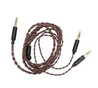 ChengyuWei Câble de remplacement pour écouteurs 3,5 mm vers double 3,5 mm, câble d’écouteur OFC de qualité supérieure avec design tressé, qualité sonore sans perte, 1,2 m, compatible avec