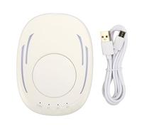 ChengyuWei Déplaceur de Souris indétectable, Souris à lumière LED Portable USB, agitateur de Souris Physique pour PC et Ordinateur Portable, minuterie réglable de 0,5 à 4 Heures avec (Blanche)