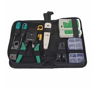 ChengyuWei Kit d’outils de service pour réseau LAN, kit de testeur de câbles de 11 pièces avec testeurs RJ11 et RJ45, traceur de fils et vérificateur de circuits pour la maintenance et la rép