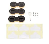 ChengyuWei Lot de 3 Bouchons pour ailerons de Planche de Surf, Bouchons latéraux en PVC en Forme de Tasse Ronde pour Planche de Surf, Remplacement de la boîte à ailerons à Neuf degrés zéro