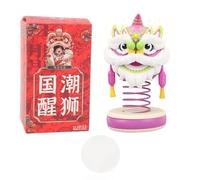 ChengyuWei Ornement de Voiture Bobblehead, Jouet de tête de secoue Interactive, diffuseur, décoration de Bureau multifonctionnelle pour la Maison de Bureau, Installation (Purple+White)