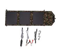 ChengyuWei Panneau Solaire Pliable 30W, Chargeur Solaire Portable avec Double B, Panneau Solaire monogemstoneline pour Le Chargement téléphonique, Chargeur de Batterie 12V pour Voitures,